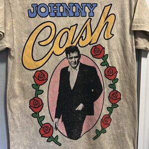 NWT Johnny Cash Graphic Tee